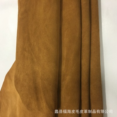 二层牛皮焦糖色反绒真皮 源头厂家批发与皮革制品应用指南